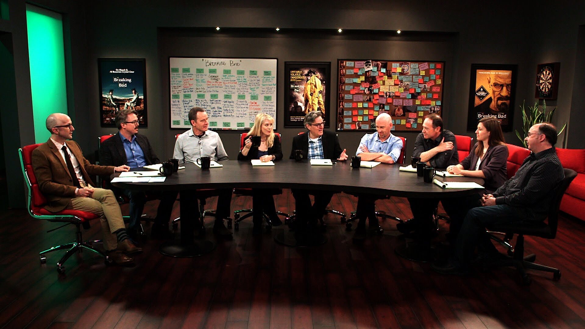 A table surrounded by writers; Writers' Room Etiquette for Screenwriters